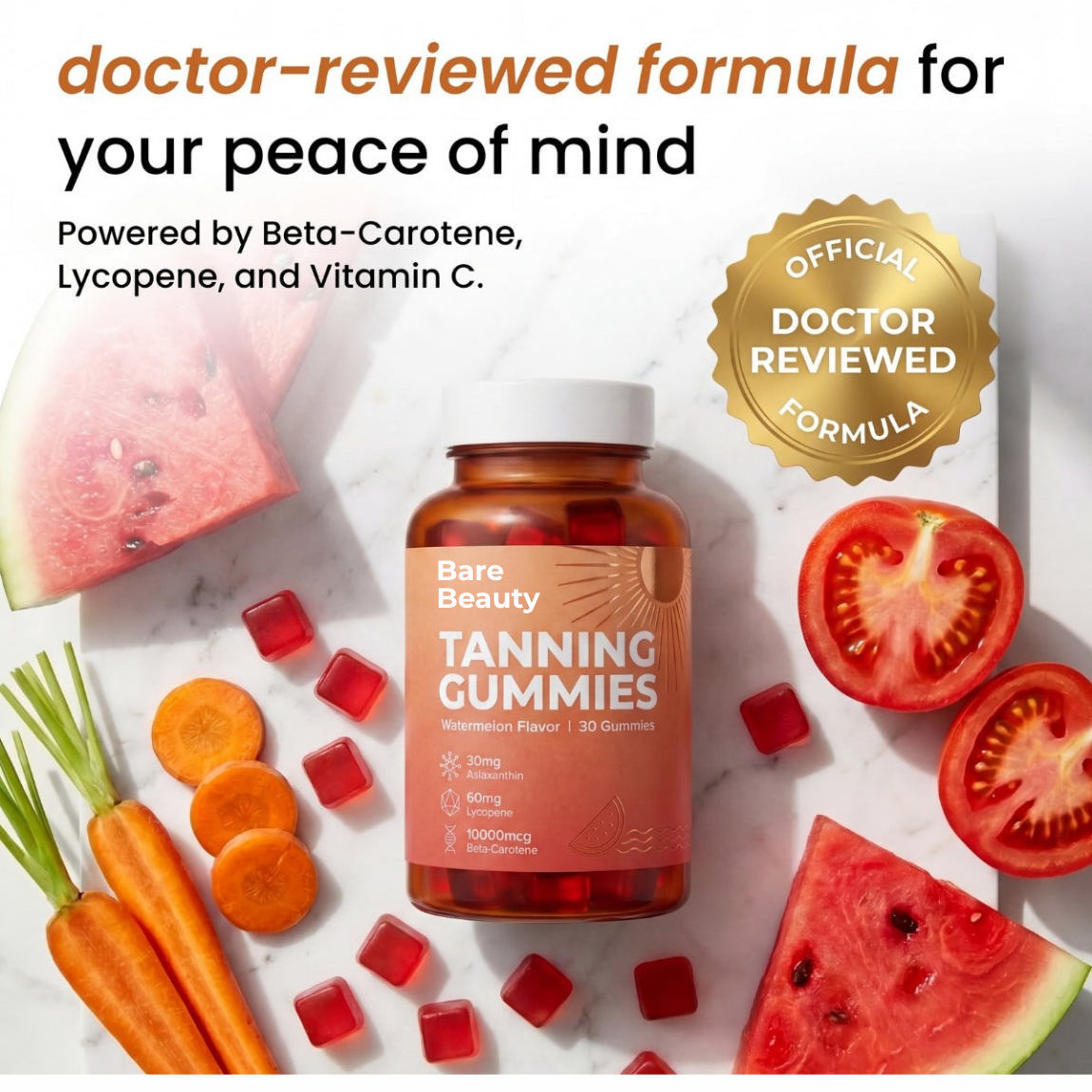Bare Beauty™ Tanning Gummies