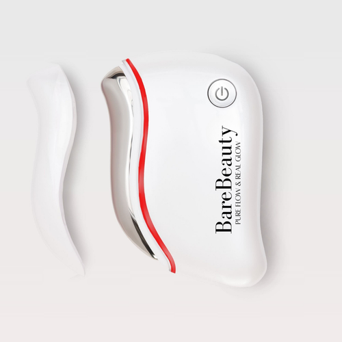 Bare Beauty™ Heated LED Gua Sha: Sculpt, Lift, Glow