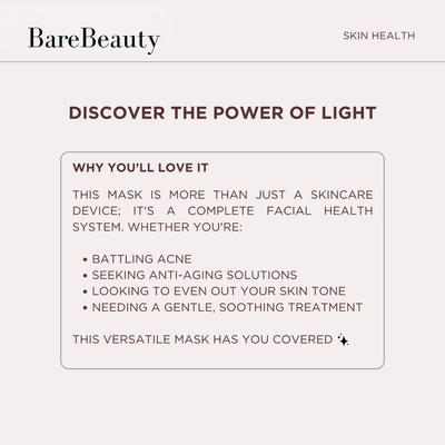 Bare Beauty™ Heated LED Gua Sha: Sculpt, Lift, Glow