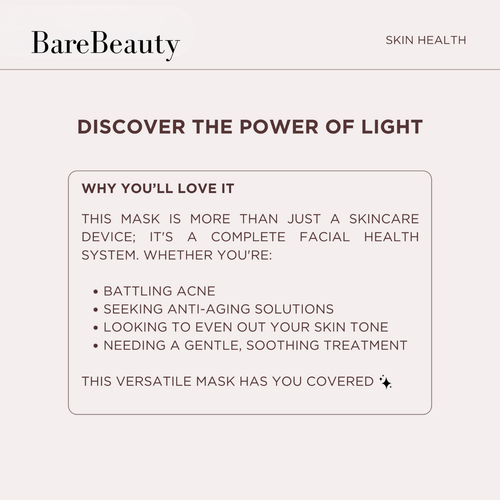 Bare Beauty™ Heated LED Gua Sha: Sculpt, Lift, Glow