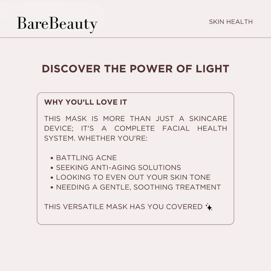 Bare Beauty™ Heated LED Gua Sha: Sculpt, Lift, Glow
